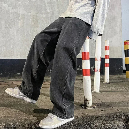 Korean Style Streetwear Jeans - Extra Wide