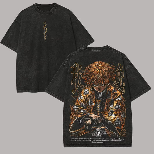 Demon Slayer Zenitsu Oversized T-shirt