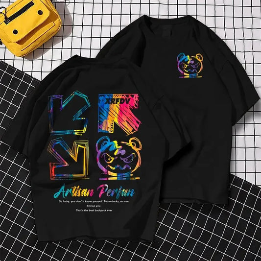 Oversized 3D Print T-Shirt – Quick-Dry Streetwear Essential